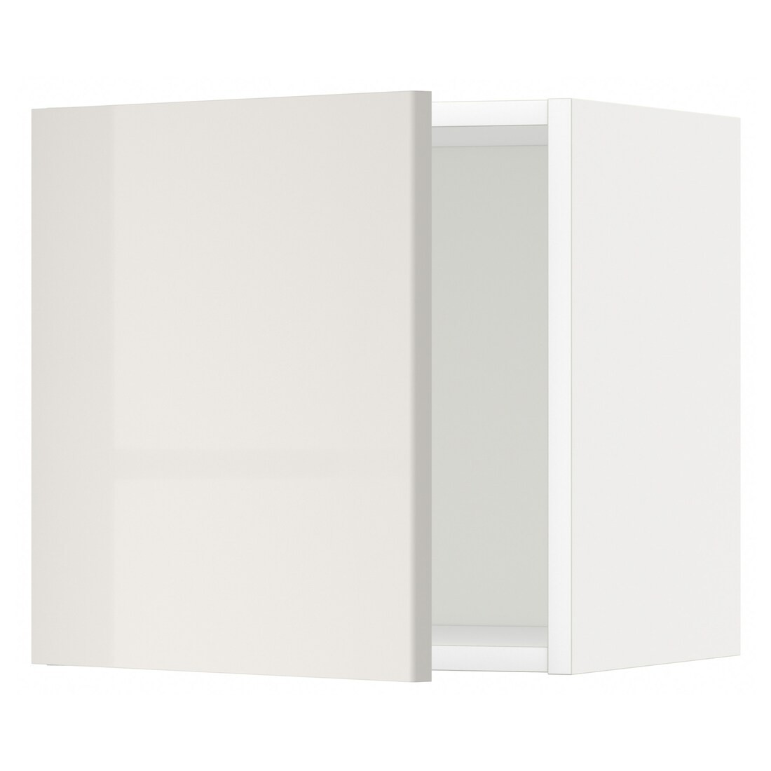 IKEA METOD МЕТОД Настенный шкаф, белый / Ringhult светло-серый, 40x40 см 89455214 894.552.14