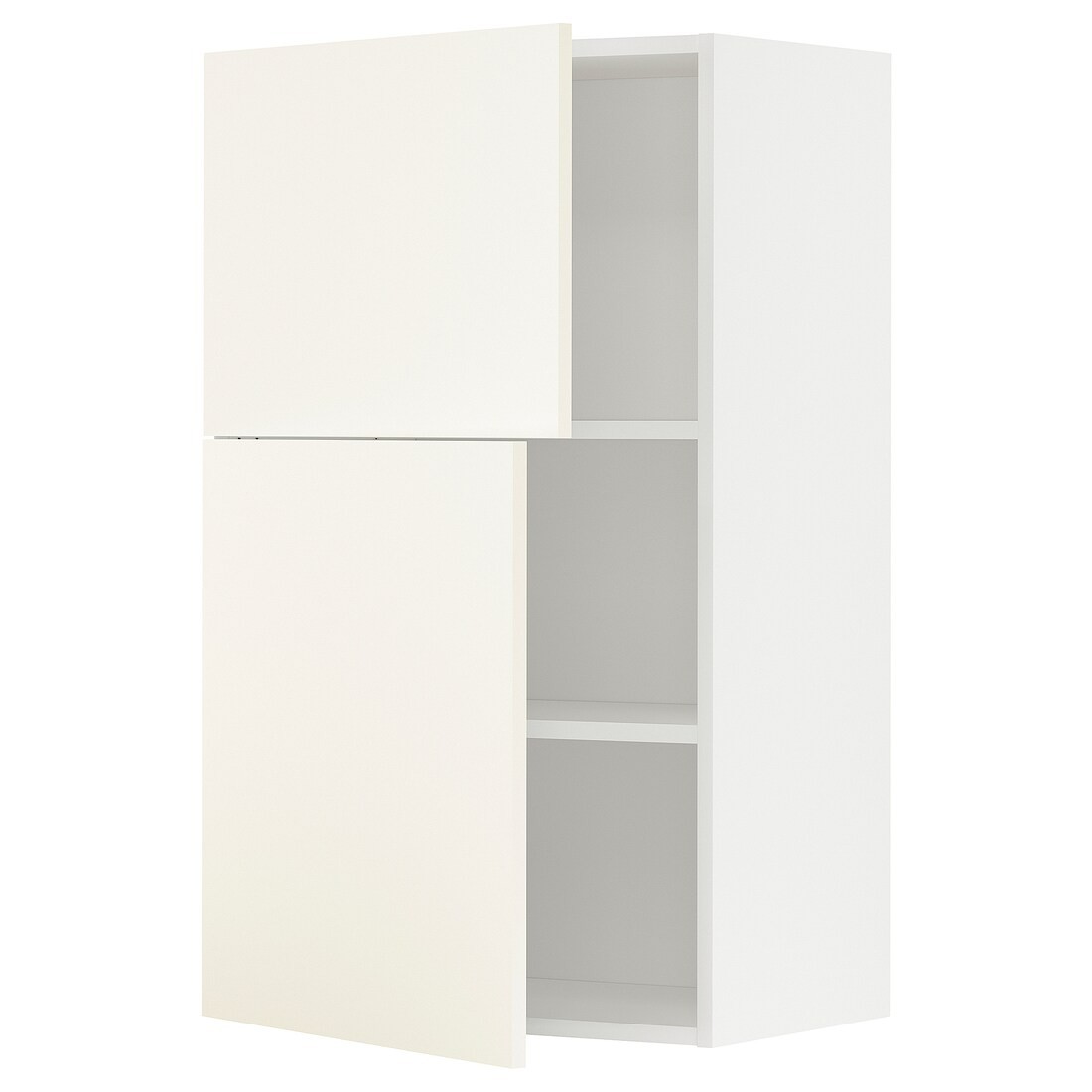 IKEA METOD МЕТОД Навесной шкаф с полками / 2 дверцы, белый / Vallstena белый 69507266 695.072.66