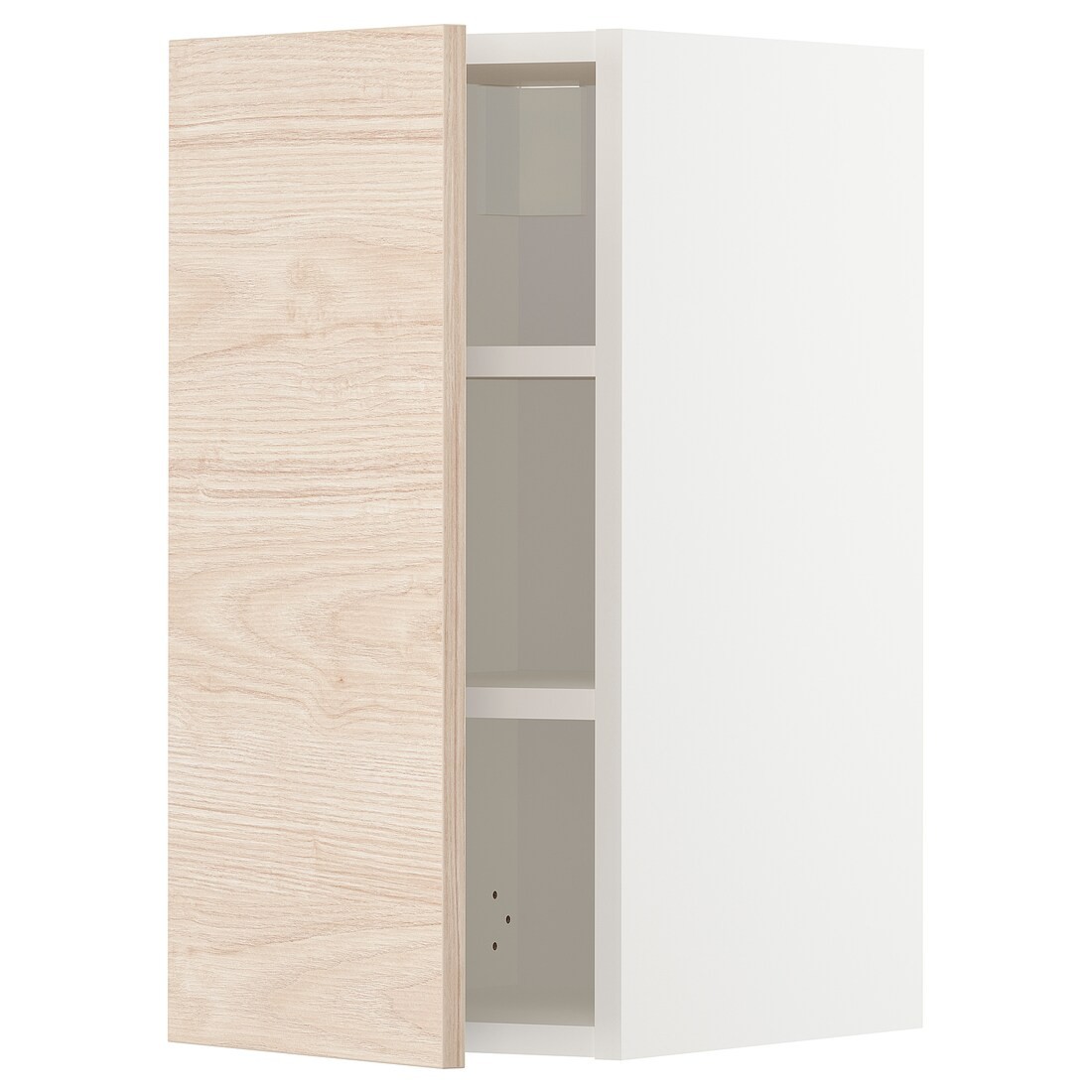 IKEA METOD МЕТОД Шкаф навесной с полками, белый / Askersund узор светлый ясень, 30x60 см 49467092 | 494.670.92
