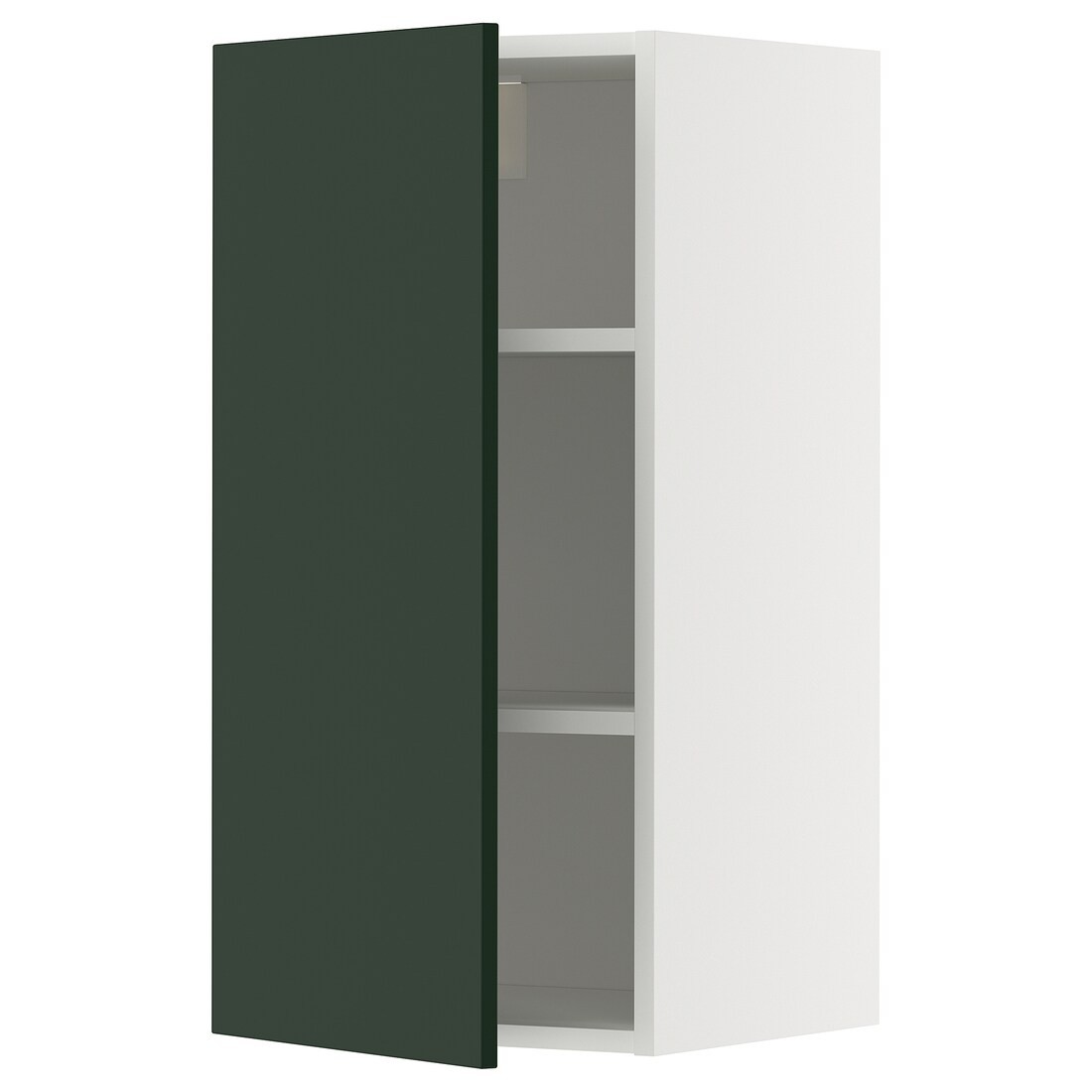IKEA METOD навесной шкаф с полками, белый/Хавсторп темно-зеленый, 40x80 см 59556889 | 595.568.89