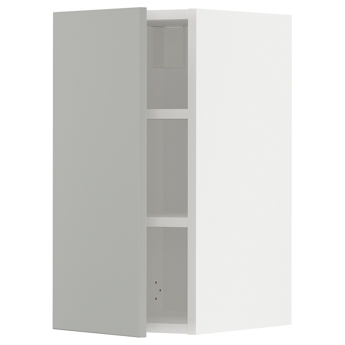 IKEA METOD Шкаф навесной с полками, белый / Хавсторп светло-серый, 30x60 см 39538151 | 395.381.51
