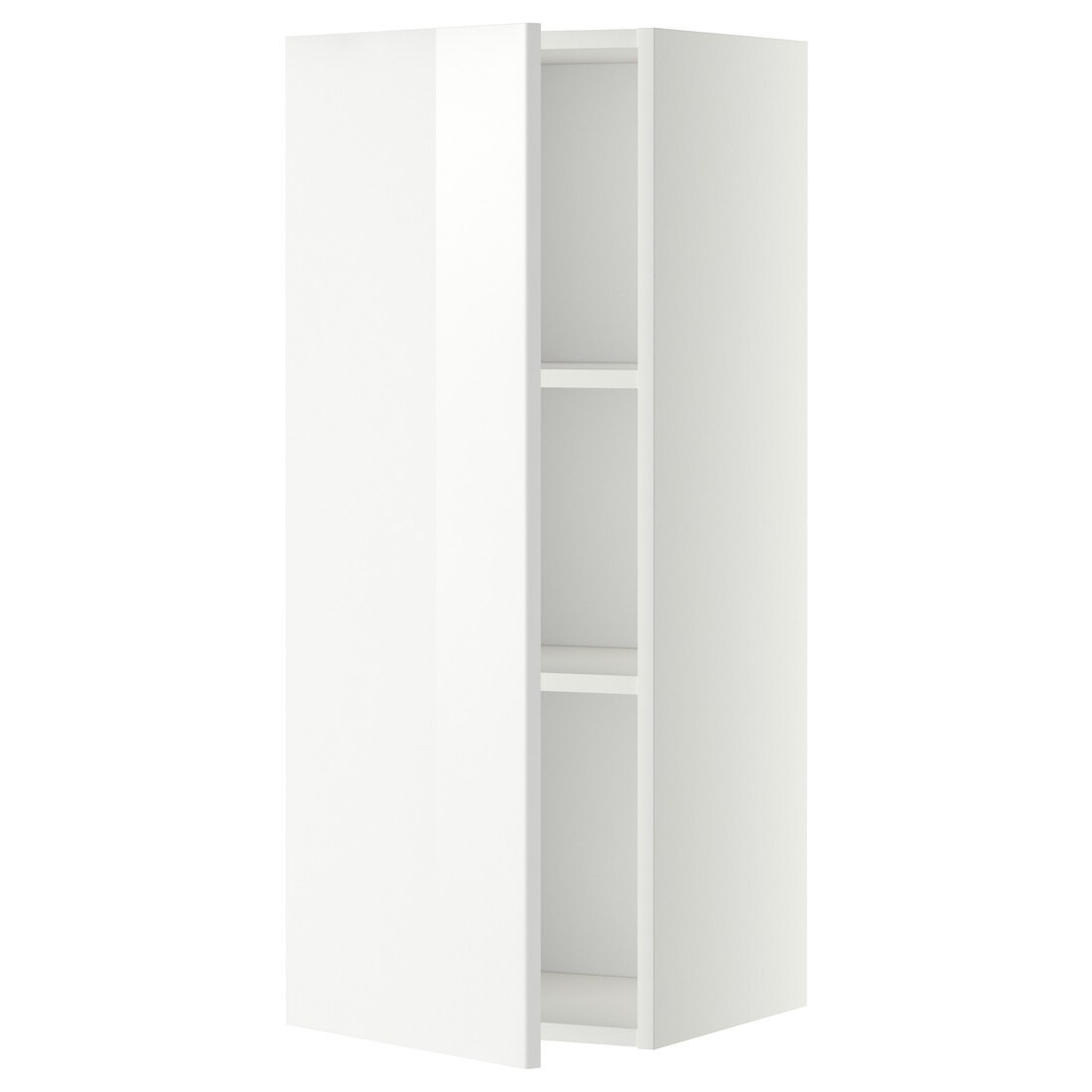IKEA METOD МЕТОД Шкаф навесной с полками, белый / Ringhult белый, 40x100 см 69456182 | 694.561.82