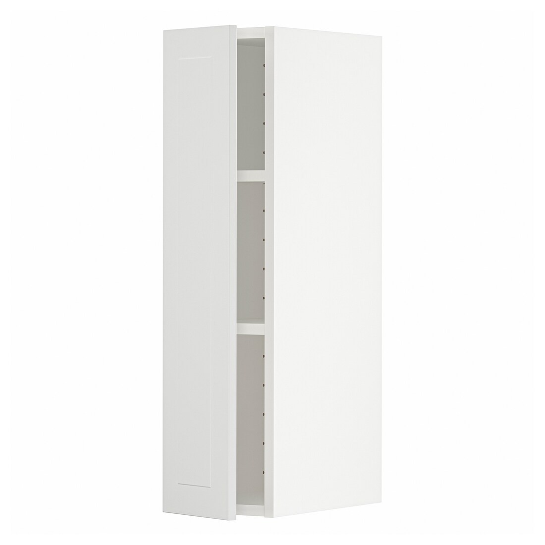 IKEA METOD МЕТОД Шкаф навесной с полками, белый / Stensund белый, 20x80 см 39459506 | 394.595.06