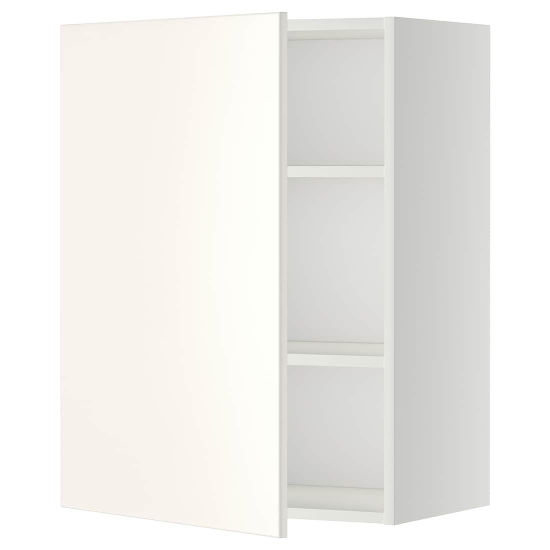 IKEA METOD МЕТОД Шкаф навесной с полками, белый / Veddinge белый, 60x80 см 69457978 694.579.78