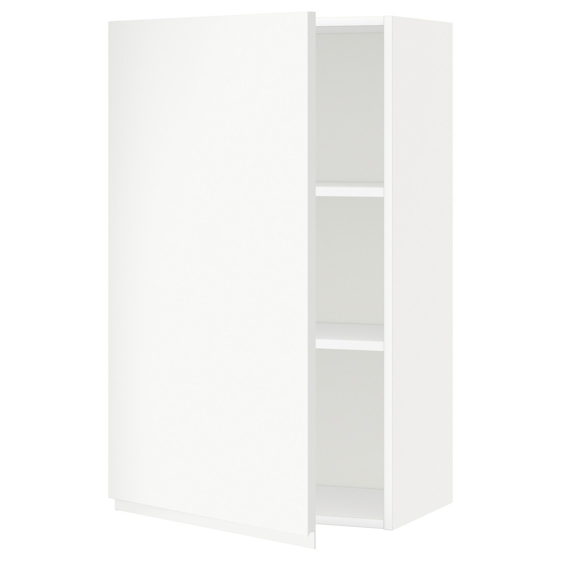 IKEA METOD МЕТОД Шкаф навесной с полками, белый / Voxtorp матовый белый, 60x100 см 69454423 694.544.23
