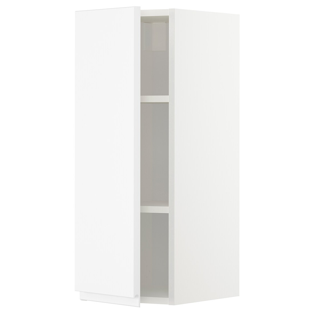 IKEA METOD МЕТОД Шкаф навесной с полками, белый / Voxtorp матовый белый, 30x80 см 89457411 | 894.574.11