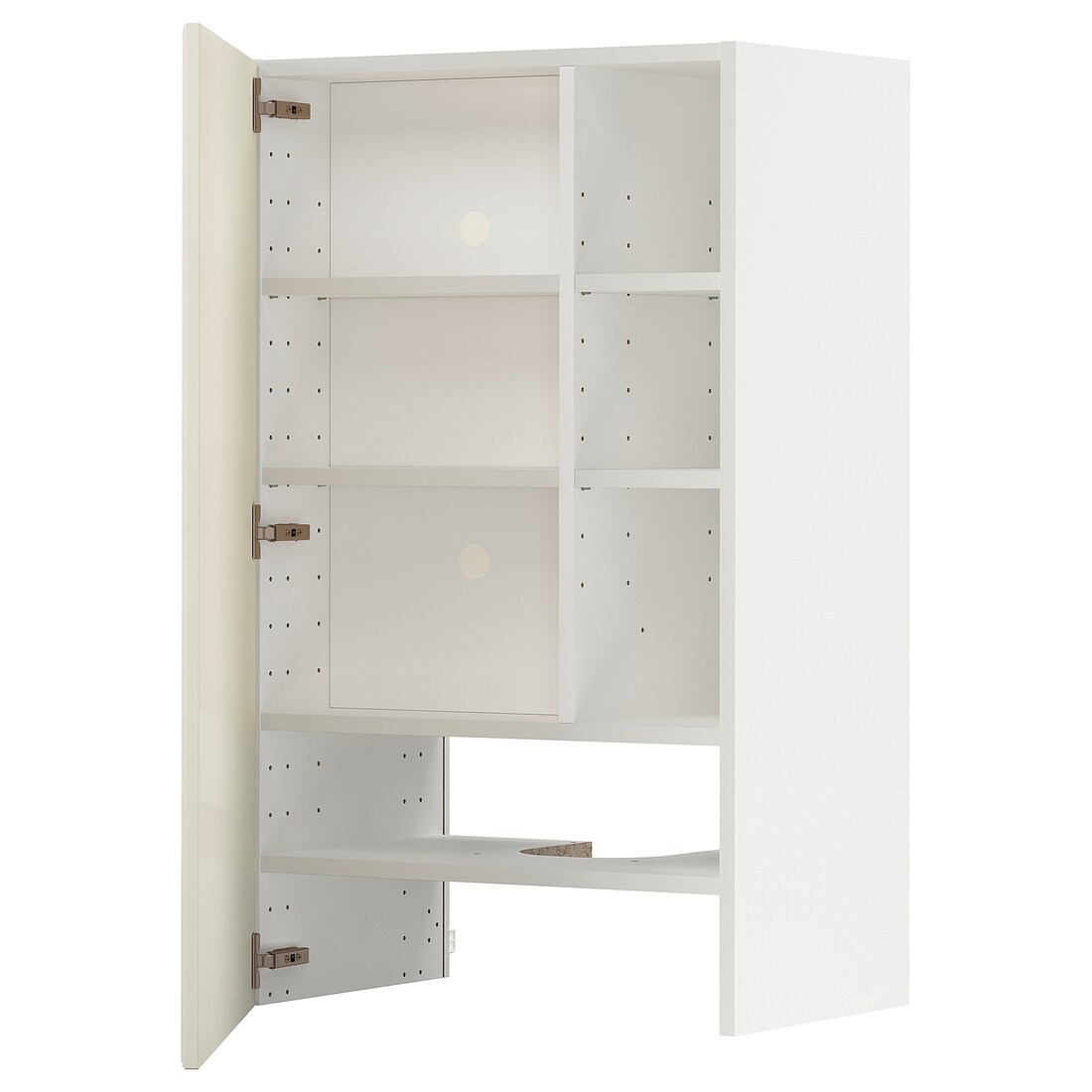 IKEA METOD МЕТОД Навесной шкаф с полкой / дверью, белый / Bodbyn кремовый 19504208 | 195.042.08