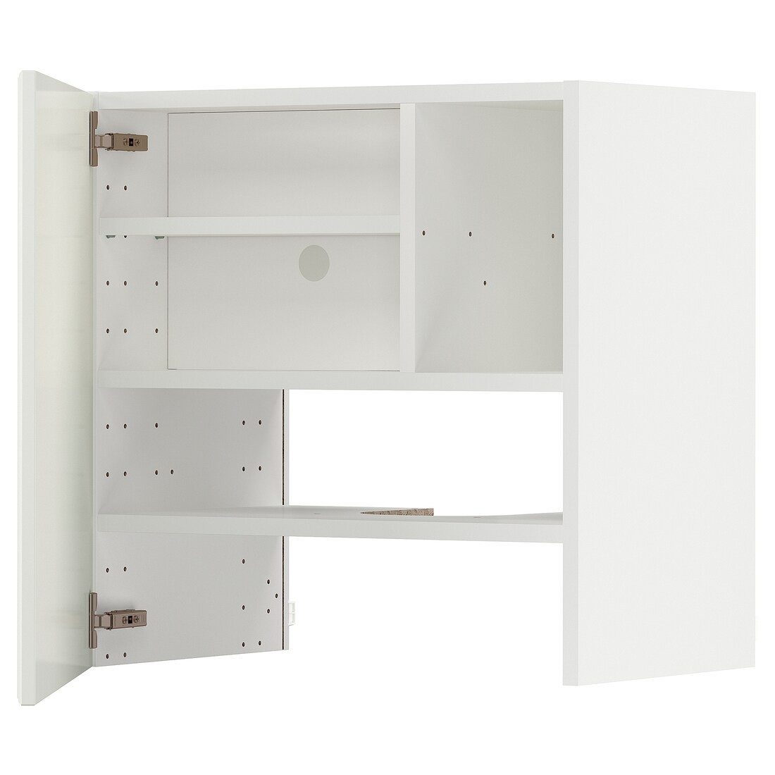 IKEA METOD Навесной шкаф с полкой / дверью, белый / Bodbyn кремовый, 60x60 см 19505321 | 195.053.21