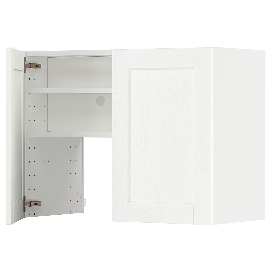 IKEA METOD МЕТОД Навесной шкаф с полкой / дверью, белый Enköping / белый имитация дерева 39504387 | 395.043.87