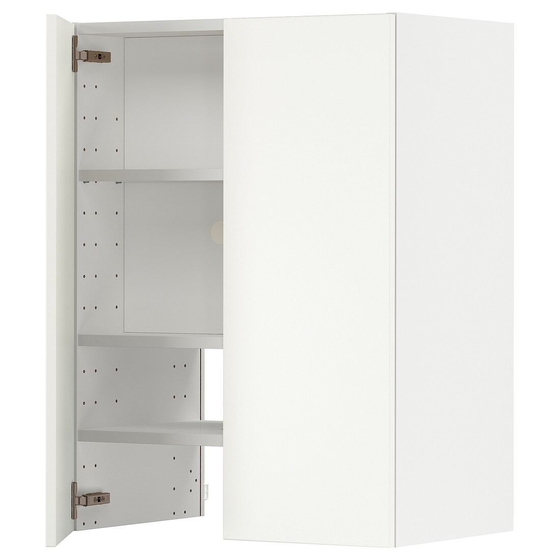 IKEA METOD МЕТОД Навесной шкаф с полкой / дверью, белый / Havstorp бежевый 89504525 | 895.045.25