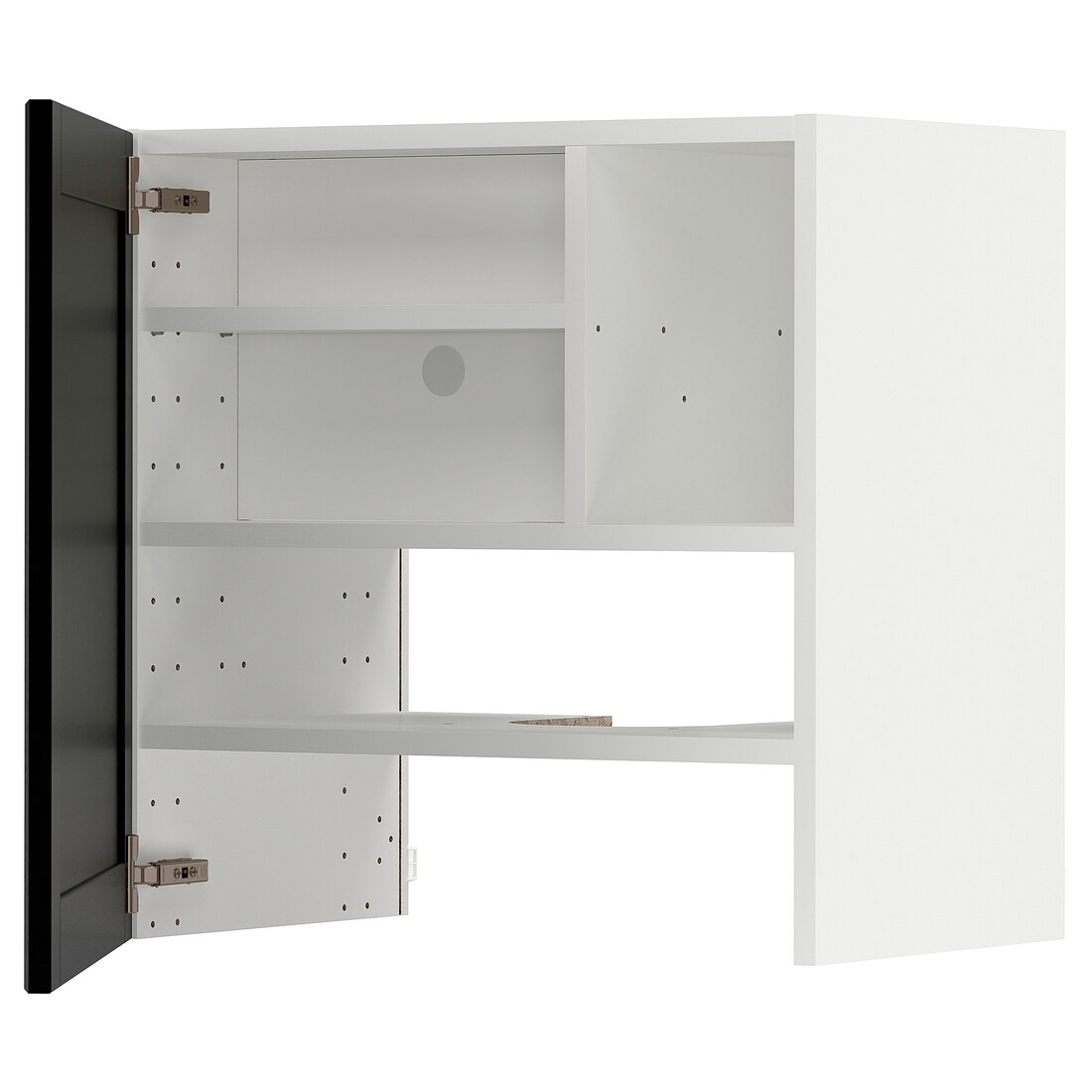 IKEA METOD МЕТОД Навесной шкаф с полкой / дверью, белый / Lerhyttan черная морилка 49505329 | 495.053.29