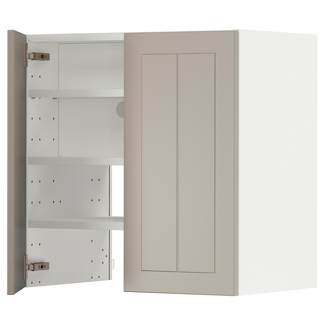 IKEA METOD МЕТОД Навесной шкаф с полкой / дверью, белый / Stensund бежевый 39505283 | 395.052.83