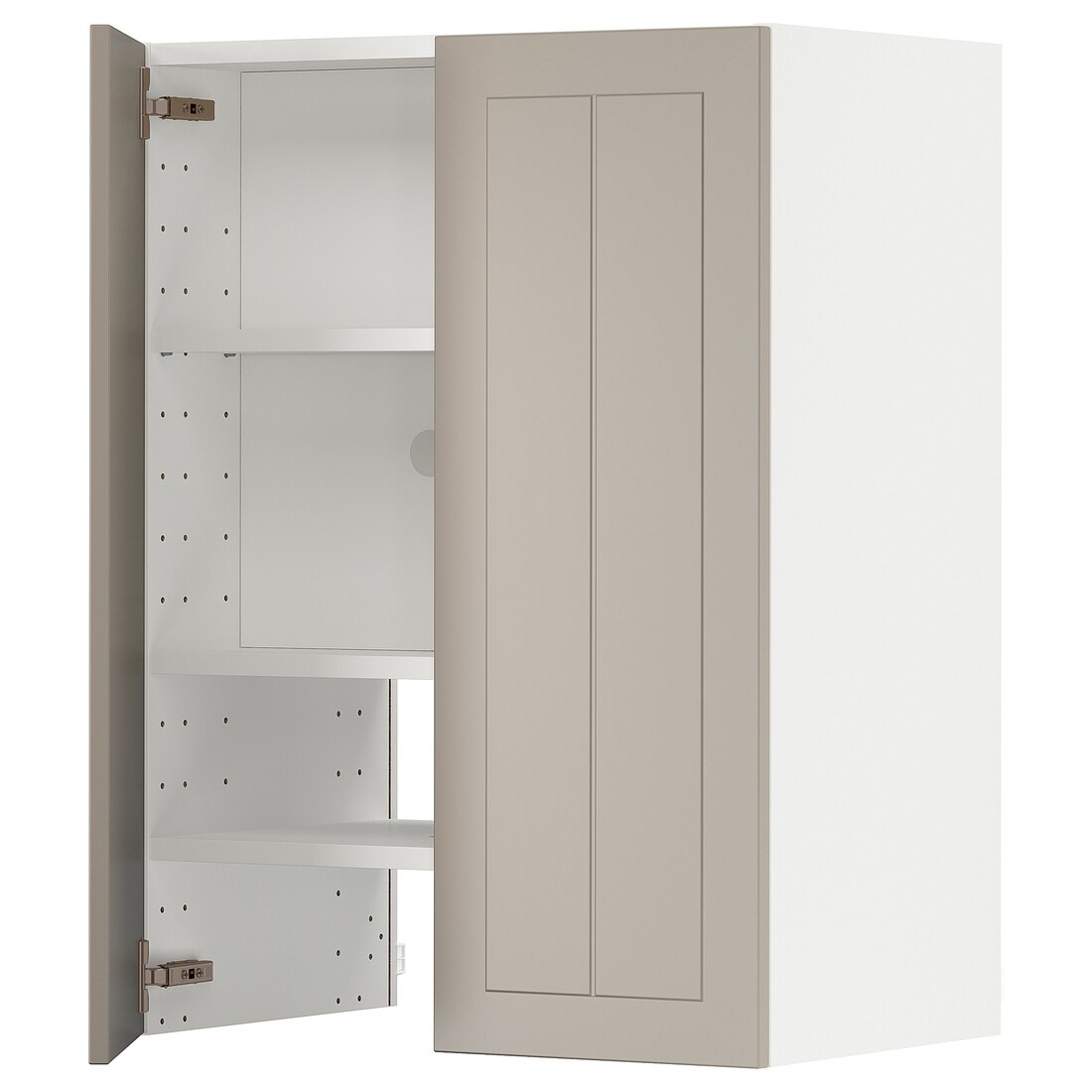 IKEA METOD МЕТОД Навесной шкаф с полкой / дверью, белый / Stensund бежевый 99504539 | 995.045.39