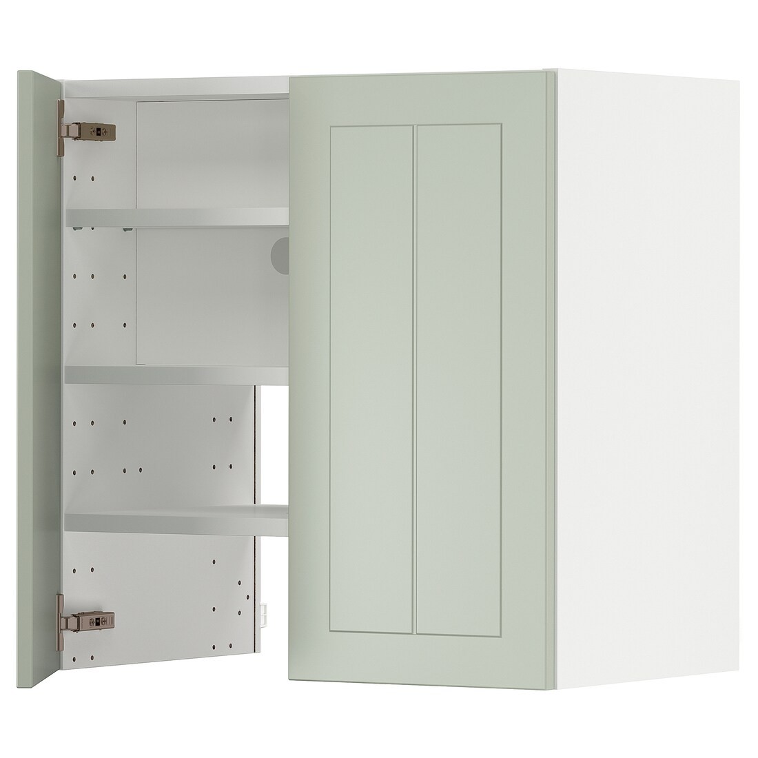 IKEA METOD МЕТОД Навесной шкаф с полкой / дверью, белый / Stensund светло-зеленый 29505269 | 295.052.69