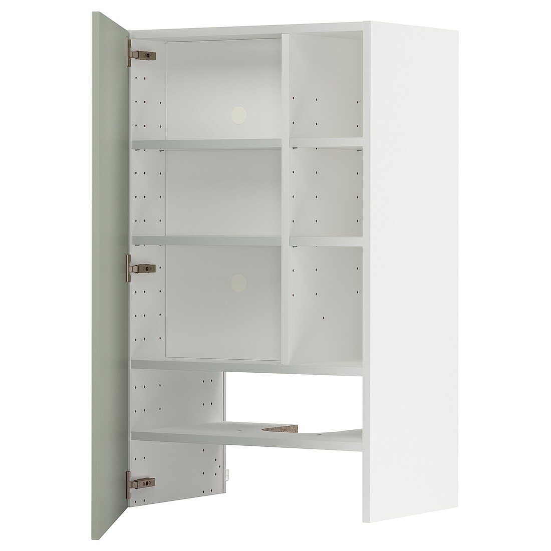 IKEA METOD МЕТОД Навесной шкаф с полкой / дверью, белый / Stensund светло-зеленый 39504226 | 395.042.26