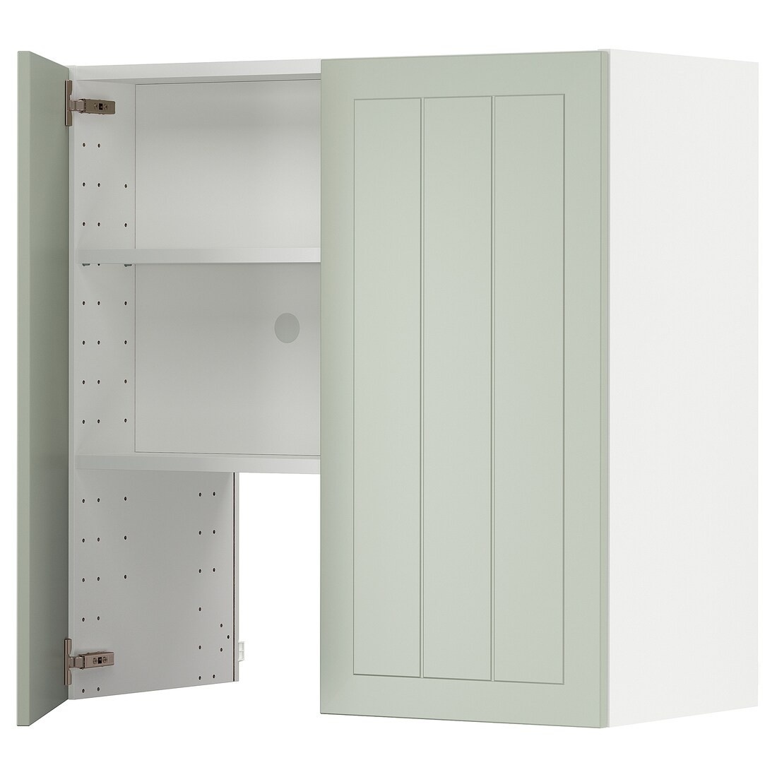 IKEA METOD МЕТОД Навесной шкаф с полкой / дверью, белый / Stensund светло-зеленый 39504354 | 395.043.54