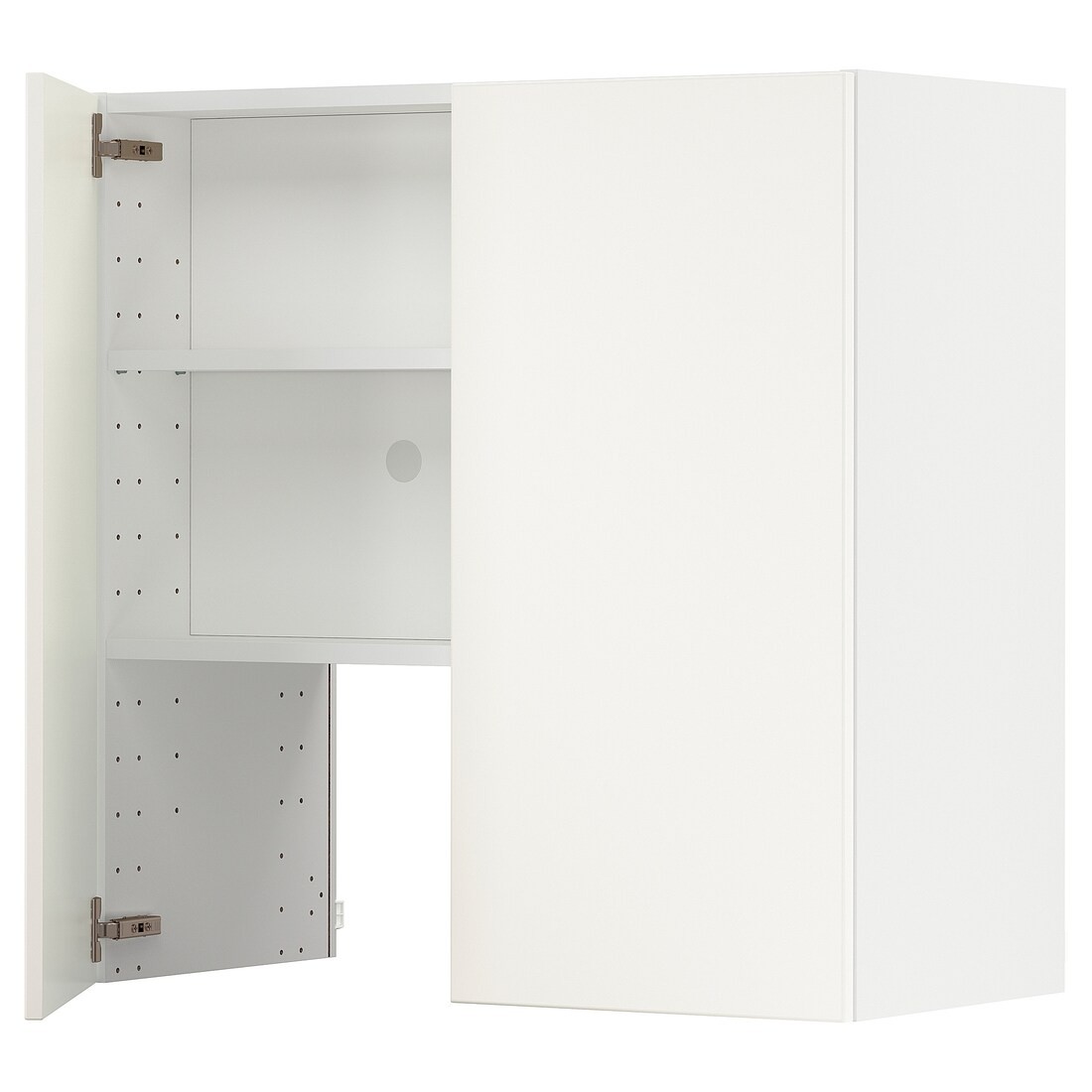 IKEA METOD Навесной шкаф с полкой / дверью, белый / Veddinge белый, 80x80 см 29504359 | 295.043.59