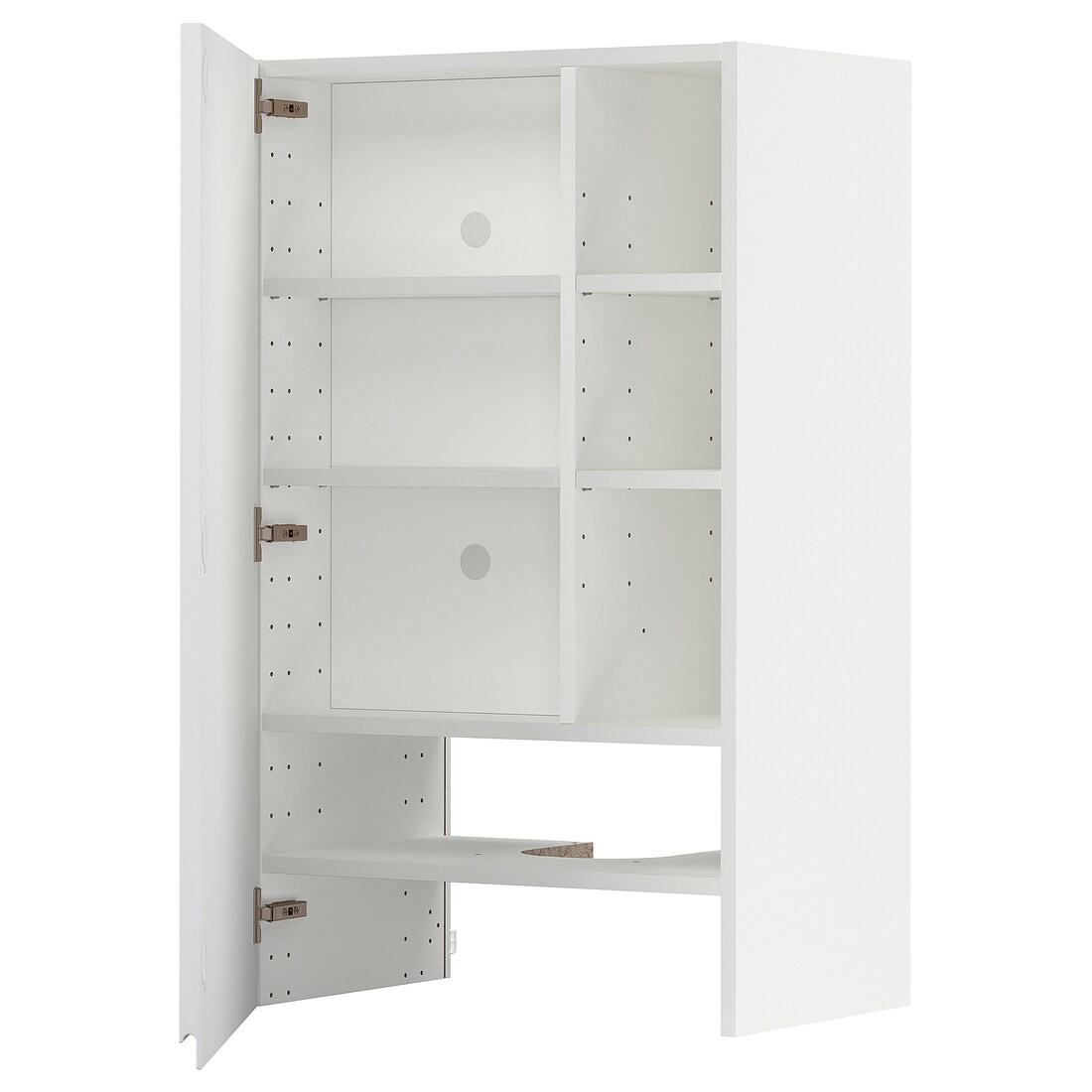 IKEA METOD МЕТОД Навесной шкаф с полкой / дверью, белый / Voxtorp глянцевый / белый 29504236 295.042.36