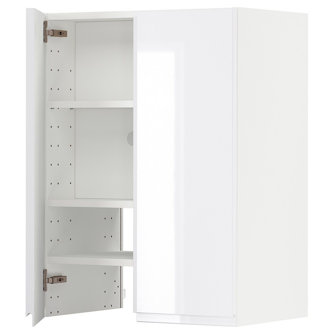 IKEA METOD МЕТОД Навесной шкаф с полкой / дверью, белый / Voxtorp глянцевый / белый 09504548 095.045.48