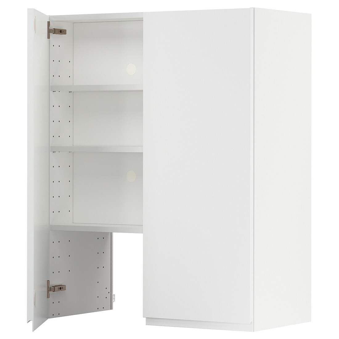 IKEA METOD МЕТОД Навесной шкаф с полкой / дверью, белый / Voxtorp матовый белый 09504303 095.043.03