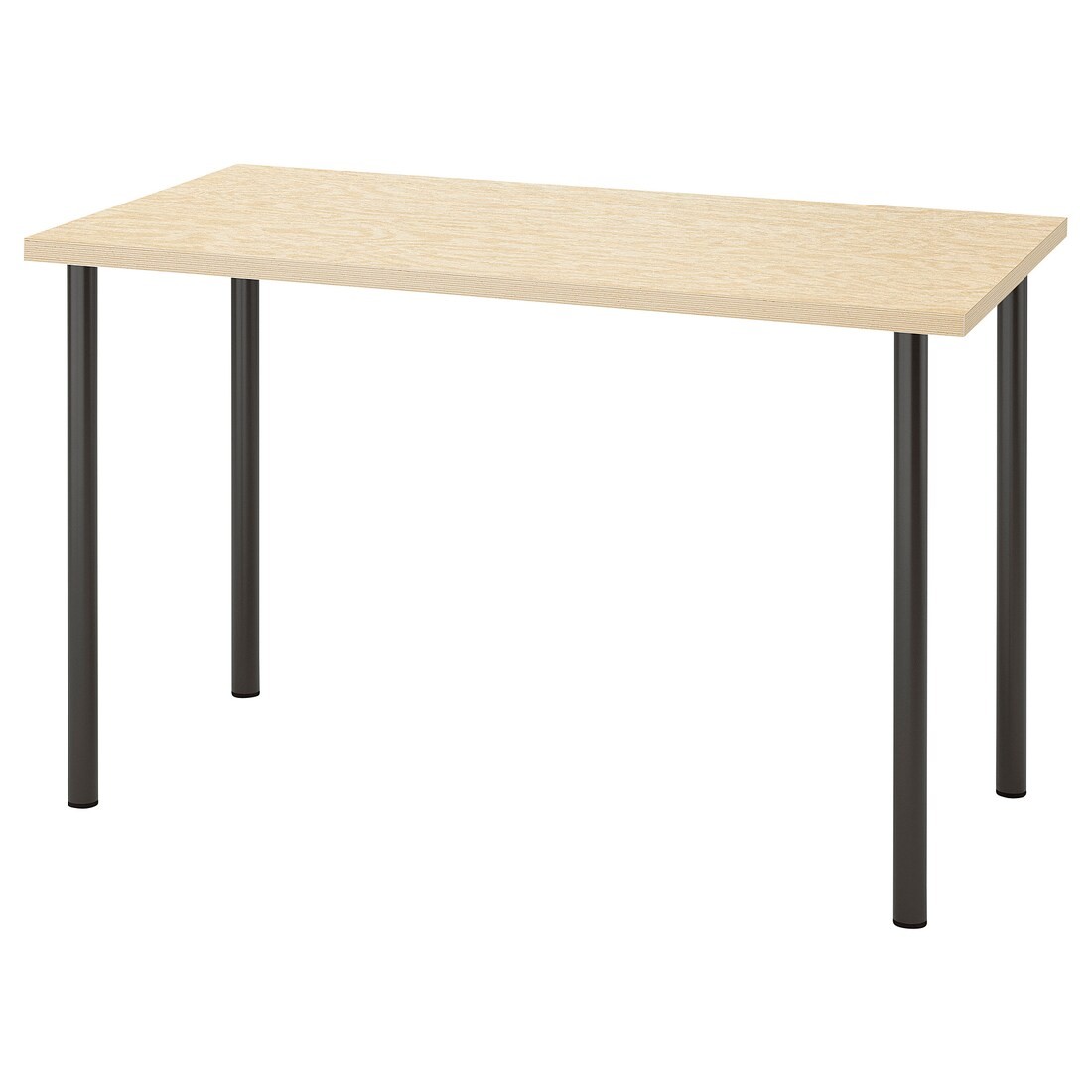 IKEA MITTCIRKEL / ADILS Письменный стол, яркий эффект сосны черный, 120x60 см 59508539 | 595.085.39