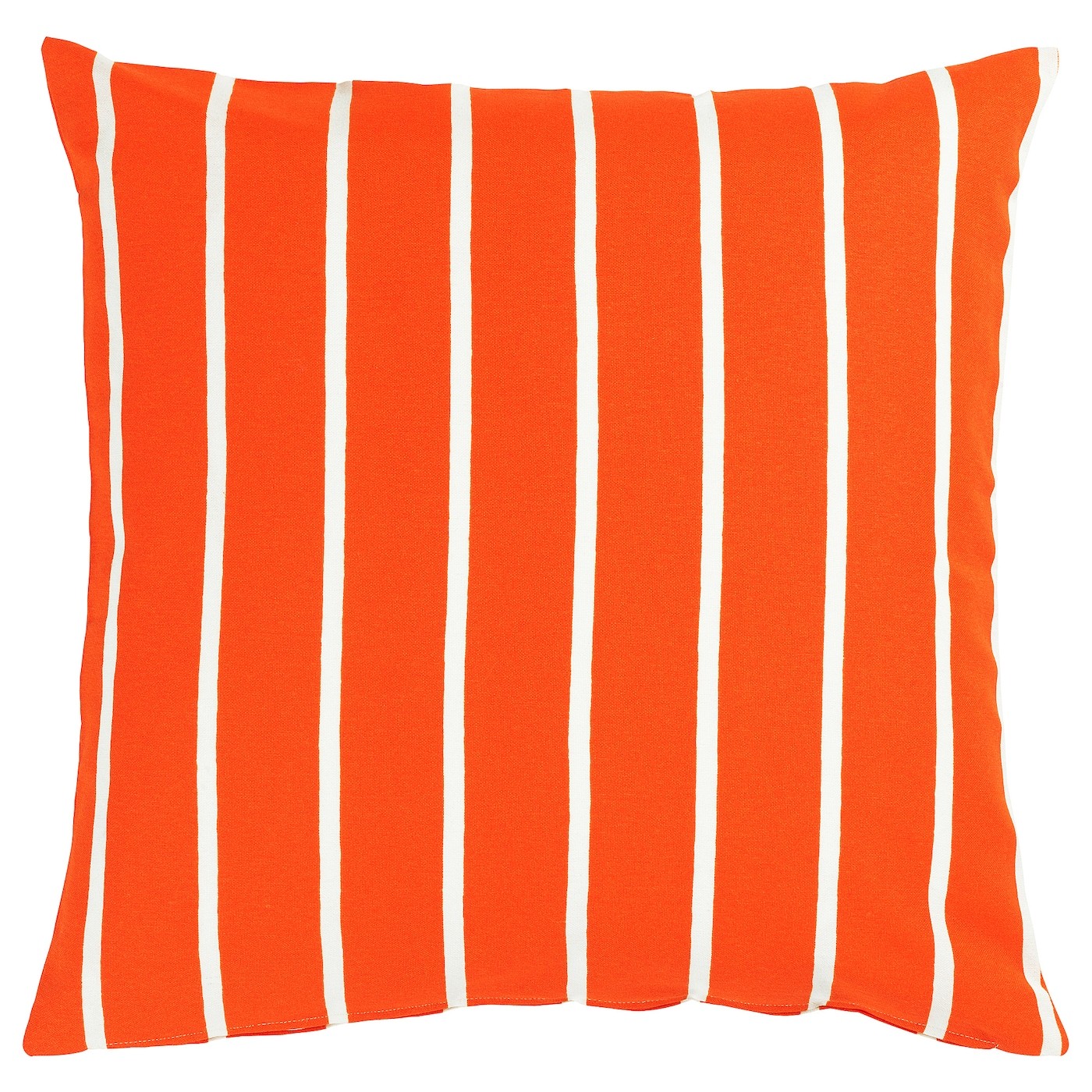 IKEA NICKFIBBLA Наволочка, оранжевый белый / полоски, 50x50 см 20556258 205.562.58