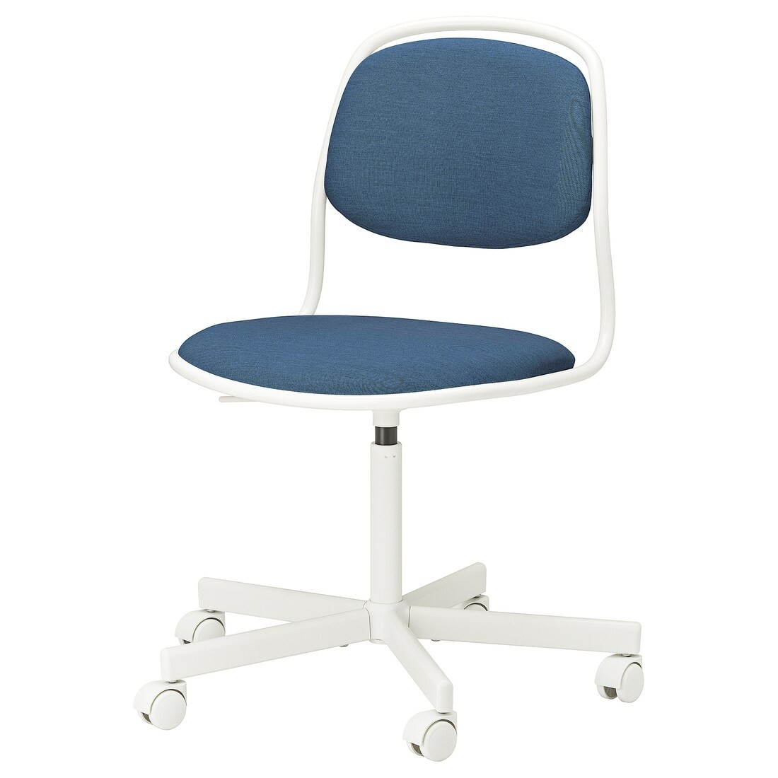 IKEA ÖRFJÄLL ОРФЬЕЛЛЬ Офисное кресло, белый / Vissle темно-синий 39501096 395.010.96