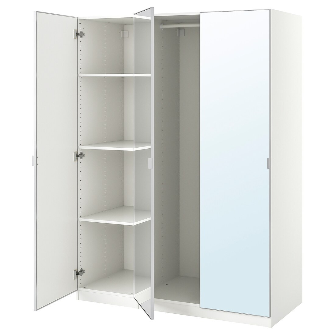 IKEA PAX / ÅHEIM Комбинация шкафов, белый / зеркало, 150x60x201 см 89429748 | 894.297.48