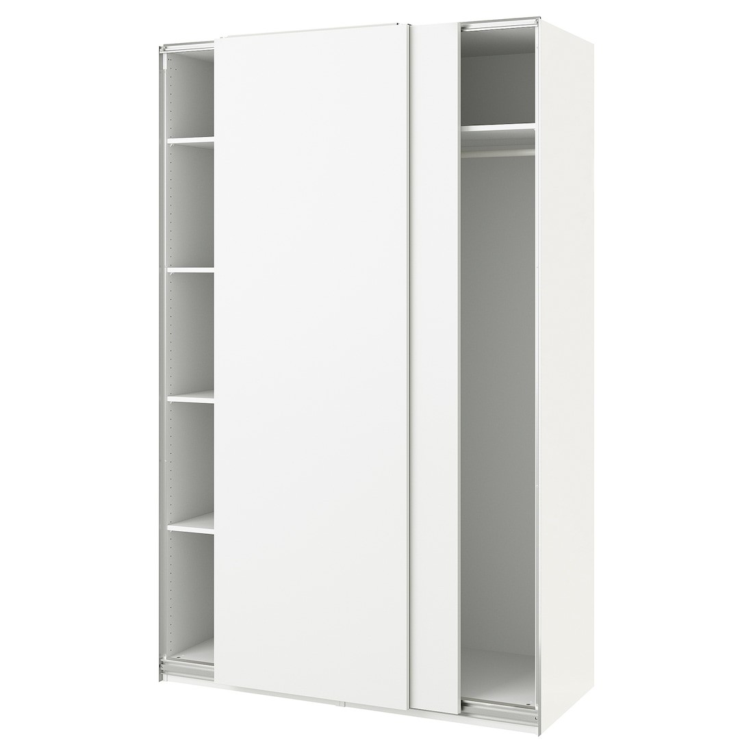 IKEA PAX ПАКС / HASVIK ХАСВИК Шкаф, белый / белый, 150x66x236 см 39429755 | 394.297.55