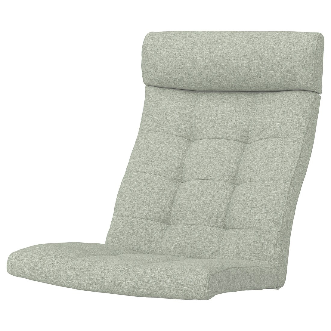 IKEA POÄNG Подушка-сиденье на кресло, Gunnared светло-зеленый 10549391 105.493.91