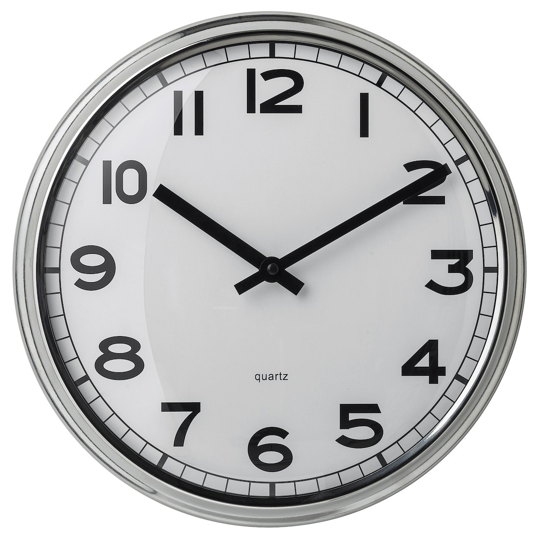 IKEA PUGG ПУГГ Настенные часы, нержавеющ сталь 10391908 | 103.919.08