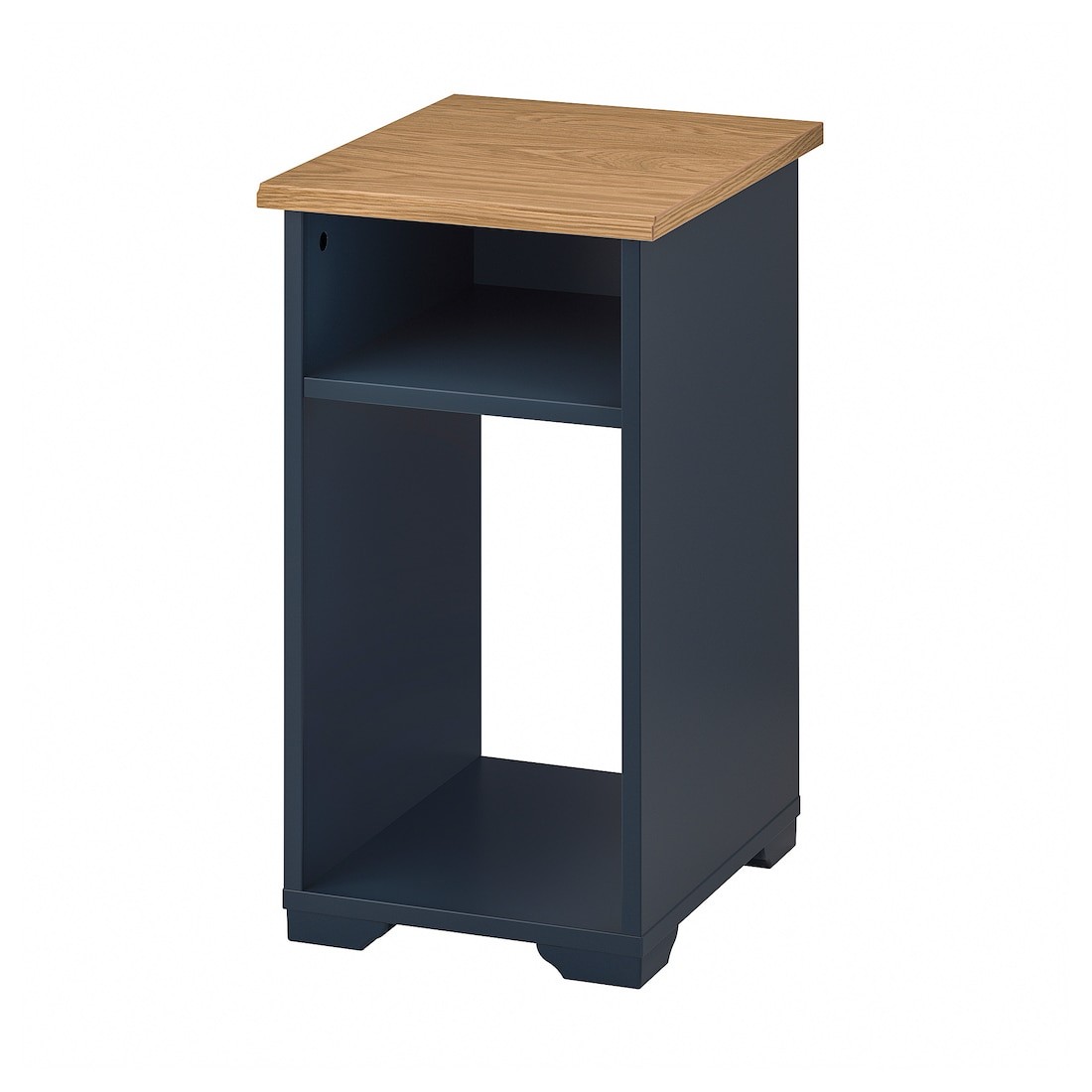 IKEA SKRUVBY Столик, черно-синий, 40x32 см 50531983 505.319.83