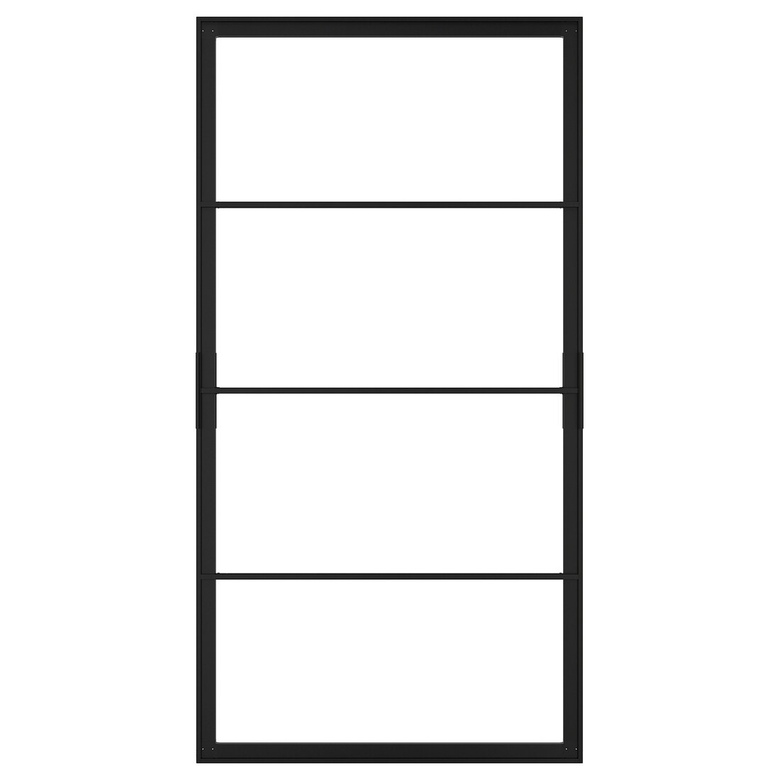 IKEA SKYTTA Рама раздвижной двери, черный, 102x196 см 40497734 | 404.977.34