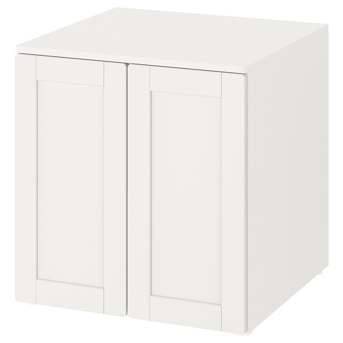 IKEA SMÅSTAD СМОСТАД / PLATSA ПЛАТСА Шкаф, белый белая рамка / с 1 полкой, 60x57x63 см 99389803 | 993.898.03
