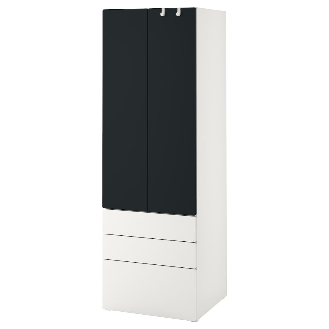 IKEA SMÅSTAD СМОСТАД / PLATSA ПЛАТСА Шкаф, белый / поверхность для рисования с 3 ящиками, 60x42x181 см 79426302 794.263.02