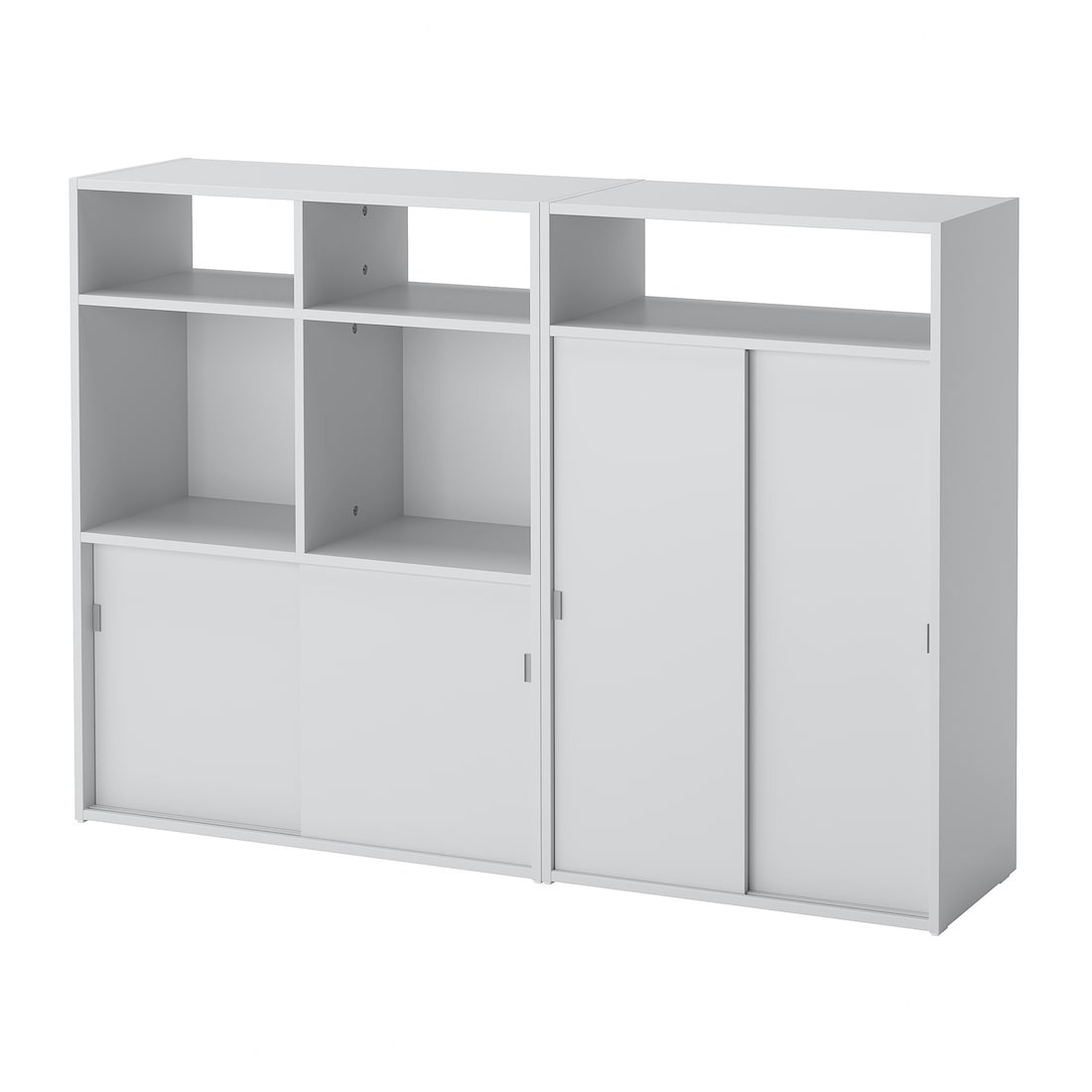 IKEA SPIKSMED Комбинация шкафов, светло-серый, 137x32x96 см 49535289 | 495.352.89