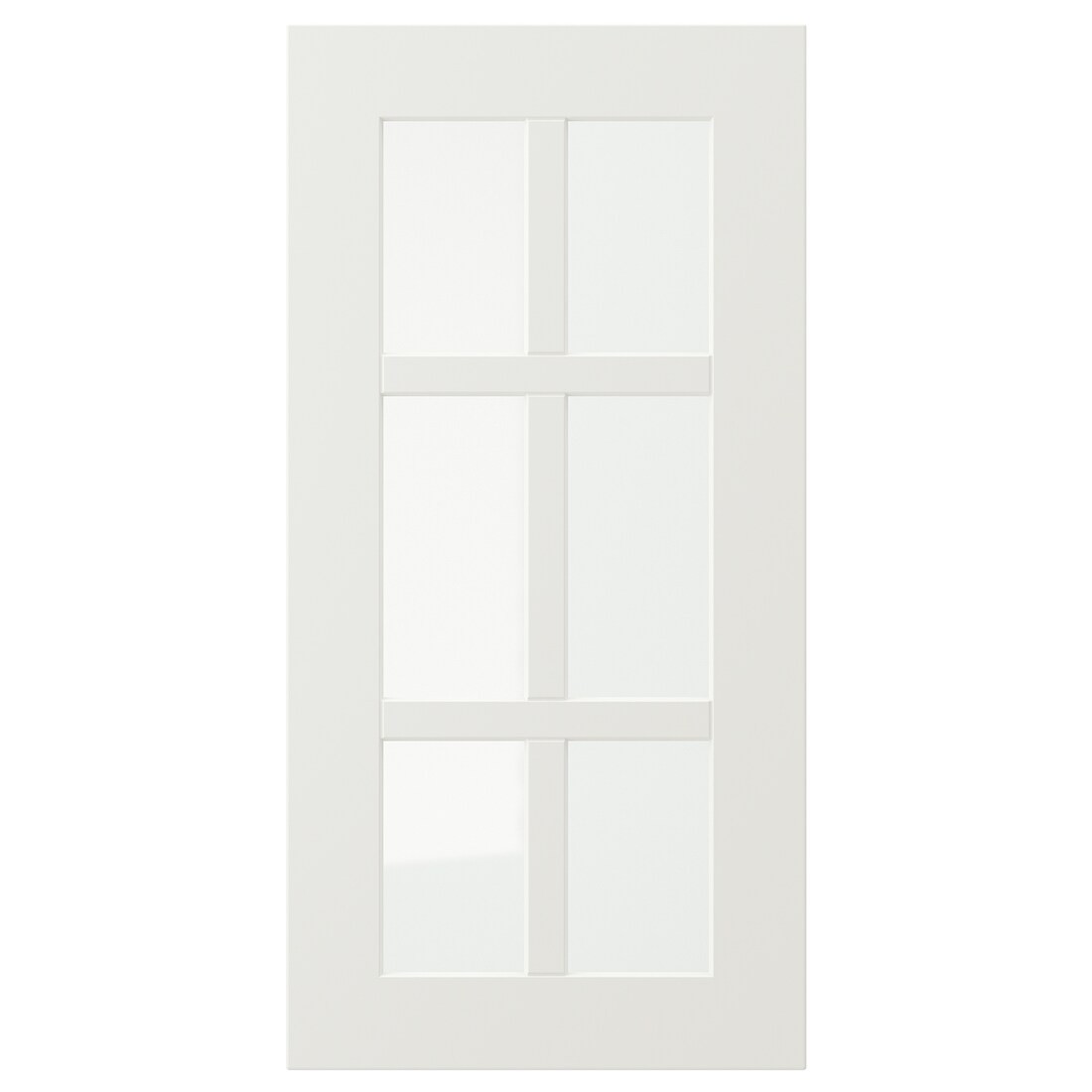 IKEA STENSUND СТЕНСУНД Стеклянная дверь, белый, 30x60 см 80450584 804.505.84