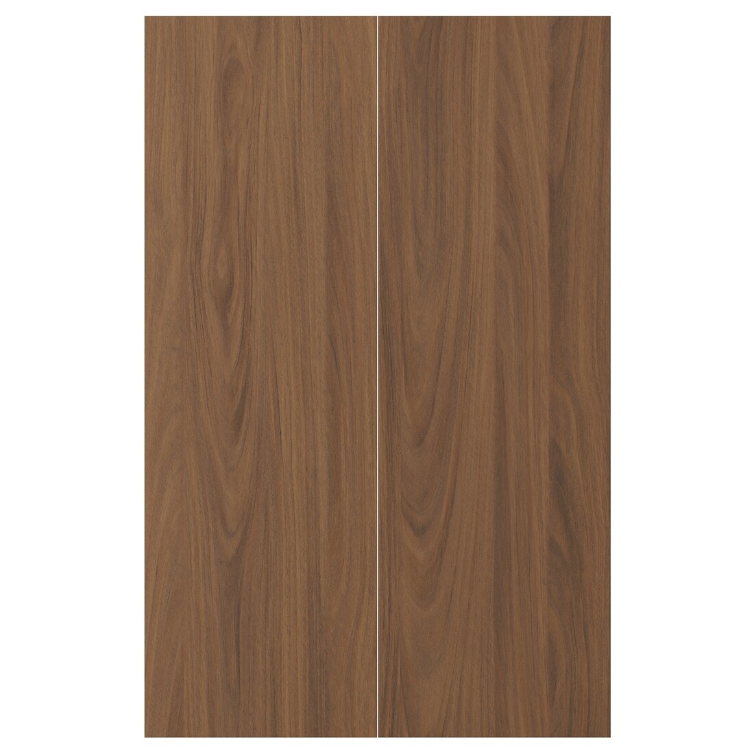 IKEA TISTORP Дверцы для напольного углового шкафа, коричневый орех, 25x80 см 20558498 | 205.584.98