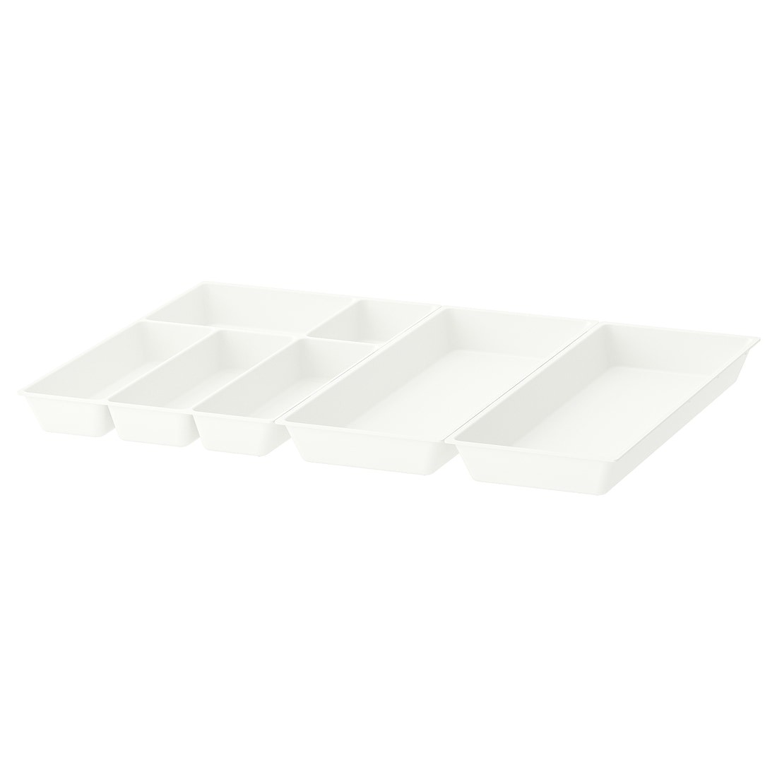 IKEA UPPDATERA УППДАТЕРА Лоток для столовых приборов / 2 лотка для посуды, белый, 72x50 см 29500907 | 295.009.07