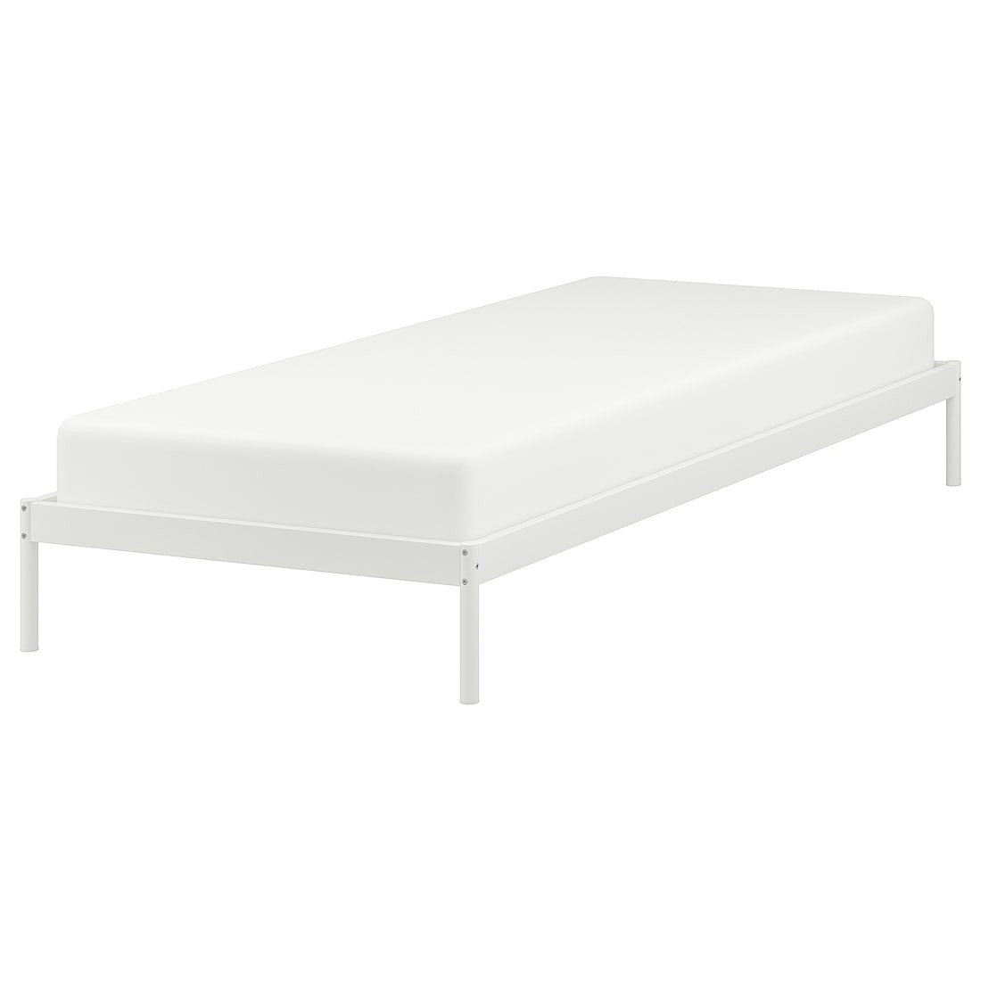 IKEA VEVELSTAD Кровать односпальная, белый, 90x200 см 40518270 405.182.70