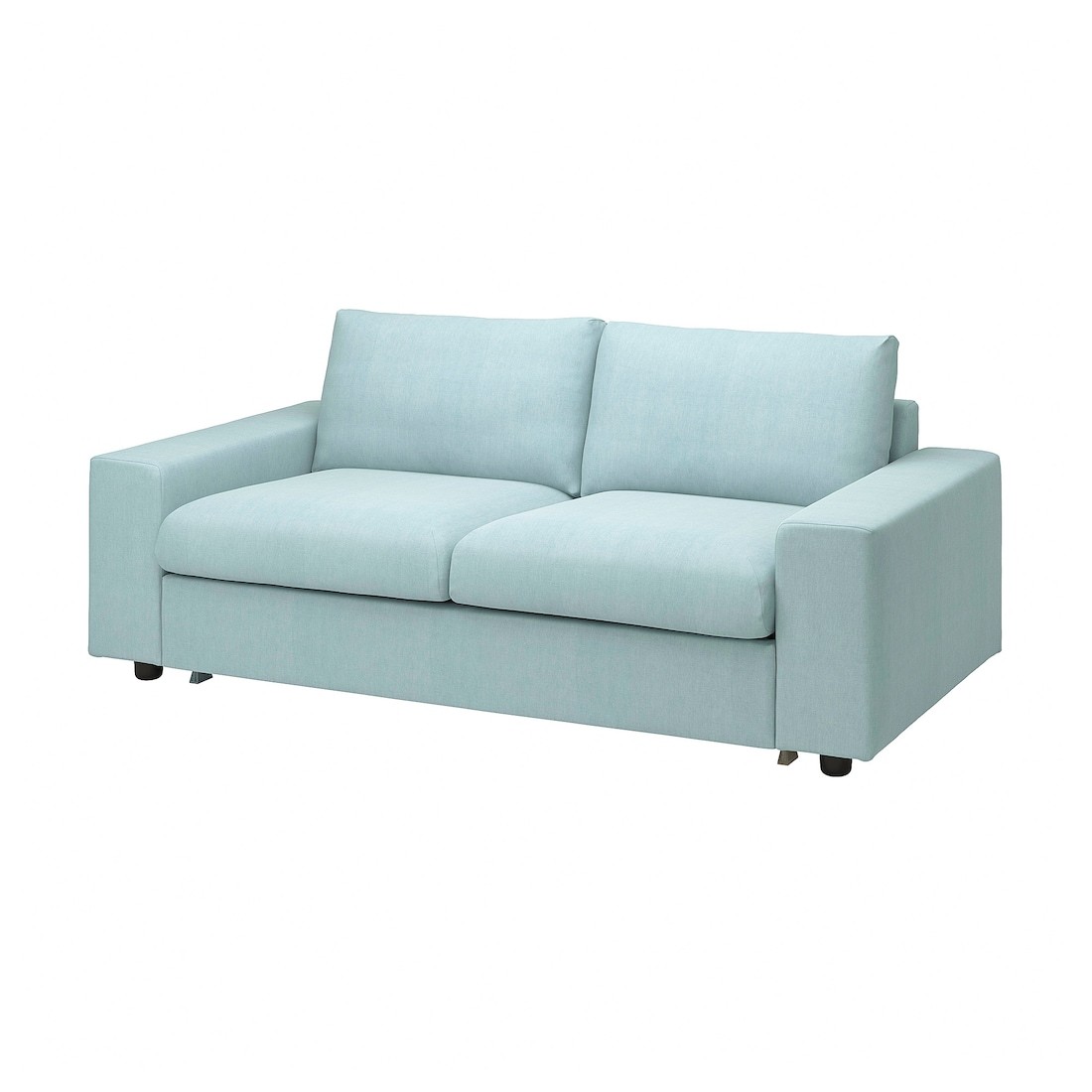IKEA VIMLE ВИМЛЕ Чехол на 2-местный диван-кровать, с широкими подлокотниками / Saxemara голубой 09400584 | 094.005.84
