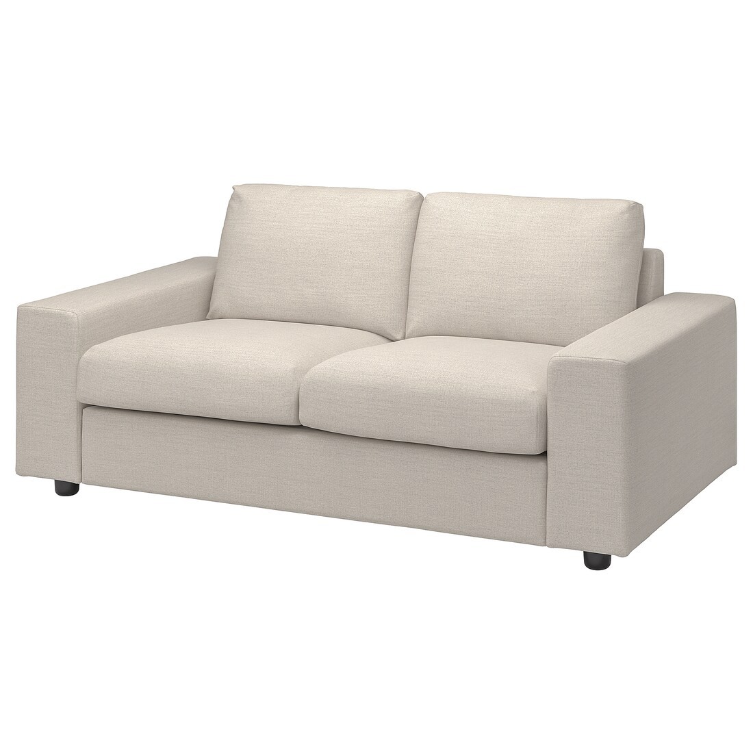 IKEA VIMLE ВИМЛЕ Чехол на 2-местный диван, с широкими подлокотниками / Gunnared бежевый 19400606 | 194.006.06