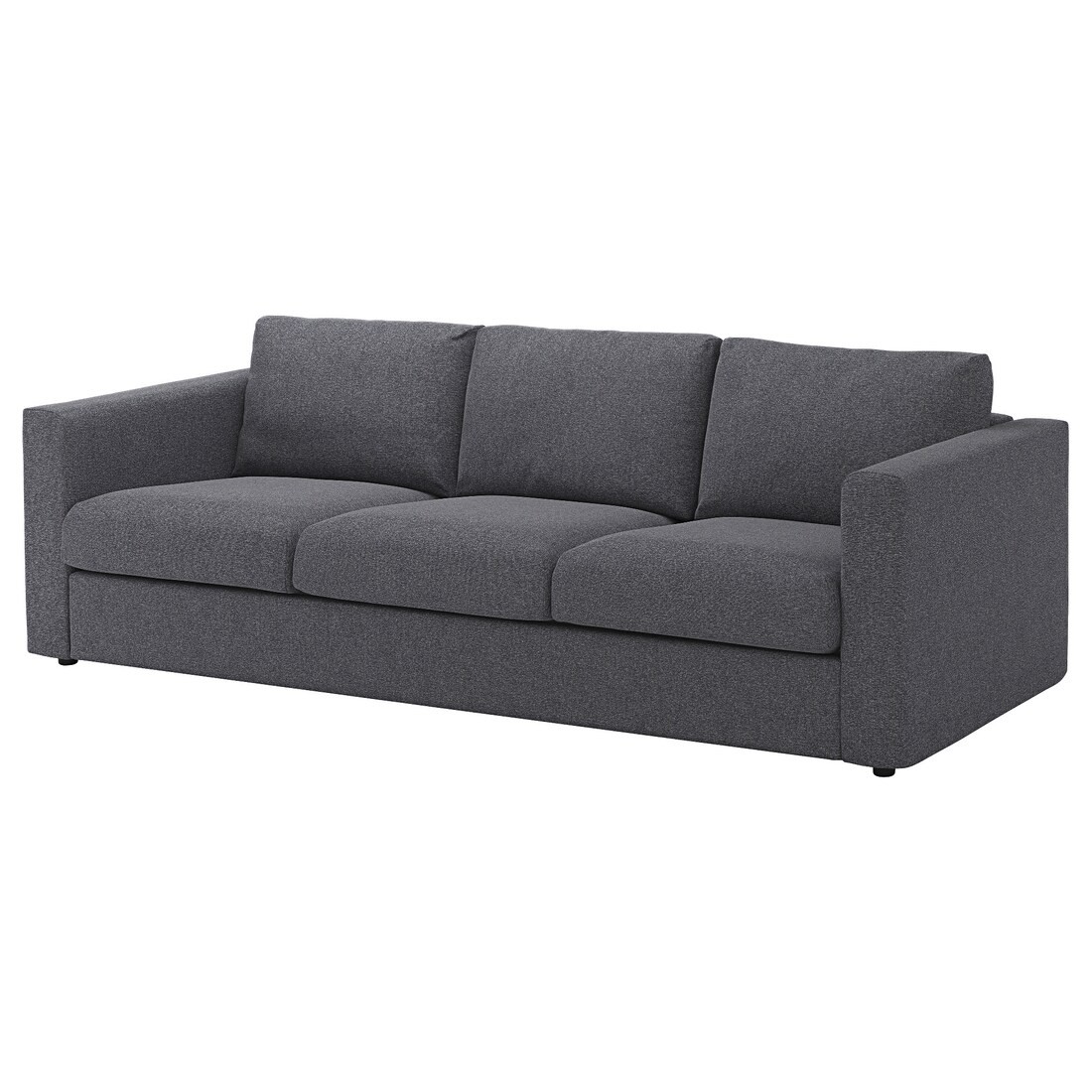 IKEA VIMLE ВИМЛЕ Чехол на 3-местный диван, Gunnared серый 39399310 | 393.993.10