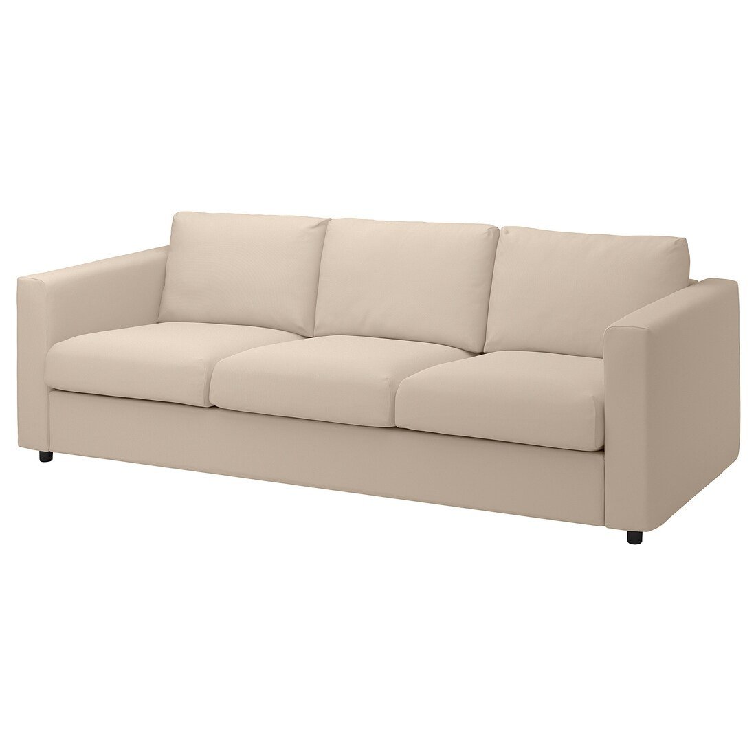 IKEA VIMLE ВИМЛЕ Чехол на 3-местный диван, Hallarp бежевый 49399343 | 493.993.43