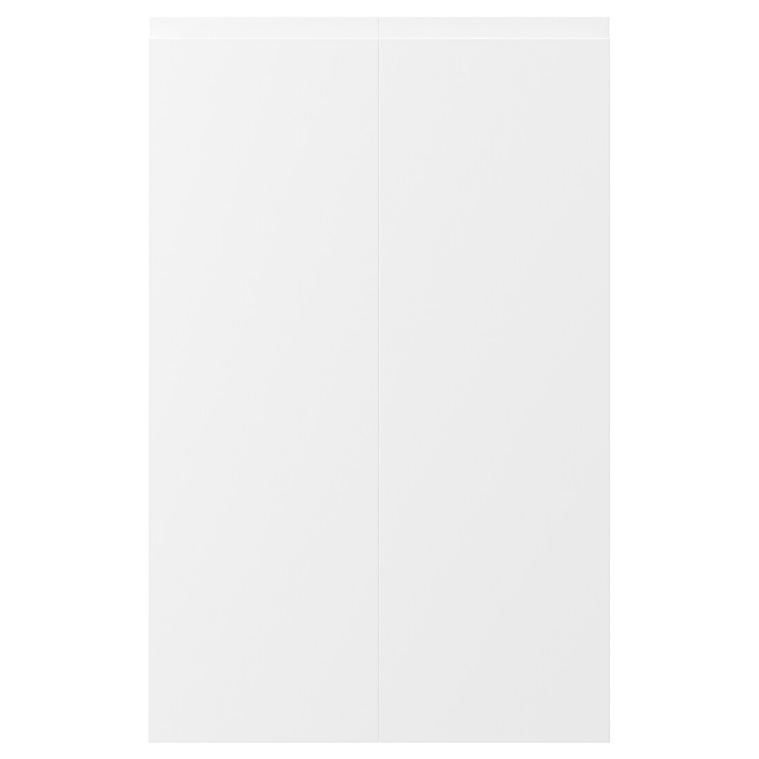 IKEA VOXTORP ВОКСТОРП Дверцы для напольного углового шкафа, левосторонний матовый белый, 25x80 см 20273184 202.731.84