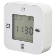 IKEA KLOCKIS КЛОККИС Часы / термометр / будильник / таймер, белый | 802.770.04