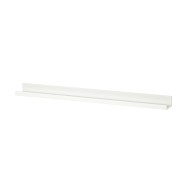 IKEA MOSSLANDA МОССЛЭНДА Полка для картин, белый, 115 см | 902.921.03