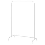 IKEA MULIG МУЛИГ Напольная вешалка / штанга для одежды, белый, 99x152 см | 601.794.34