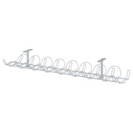 IKEA SIGNUM СИГНУМ Канал для кабеля горизонтальный, серебряный, 70 см | 302.002.53