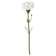 IKEA SMYCKA СМИККА Цветок искусственный, гвоздика / белый, 30 см | 203.335.88